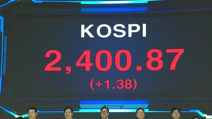 새해 첫 개장...환율 1,473원·코스피 2,400대로 출발 / YTN