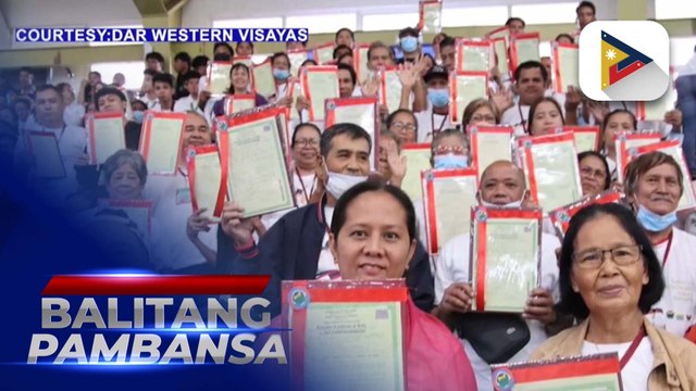 Nasa 8,400 agrarian reform beneficiaries sa Western Visayas, nakatanggap ng titulo ng lupa noong 2024