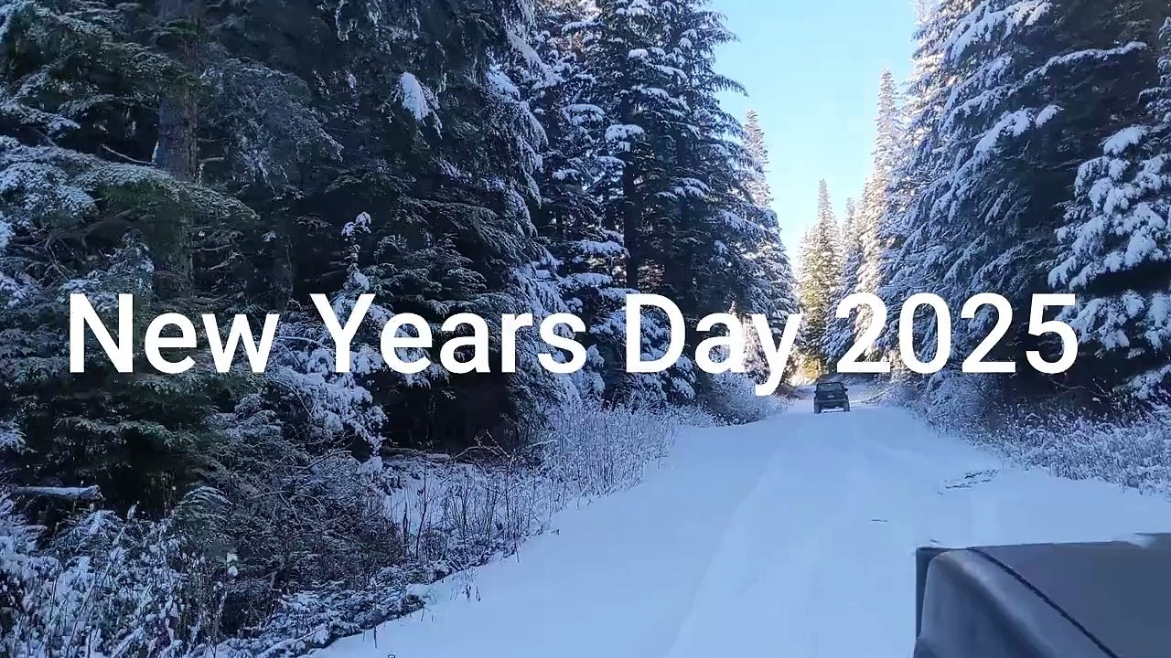 Snowy New Year 1st day