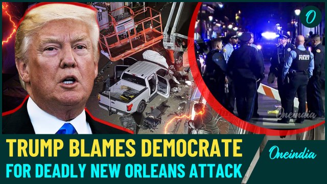 Trump condemns the New Orleans truck attack, blaming Democrats for ignoring criminal Migration