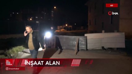 Adana'da karakol inşaatına molotofkokteyli atan saldırgan vurularak yakalandı