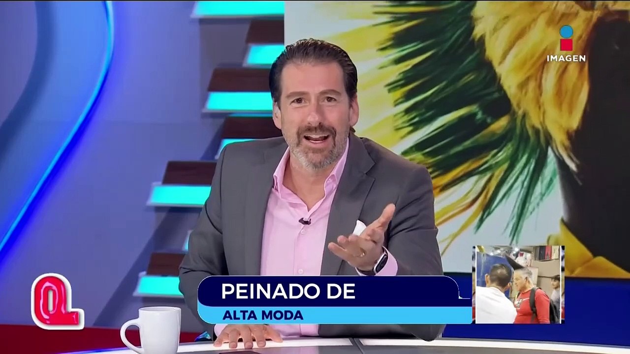 ¡Peinado de alta moda!
