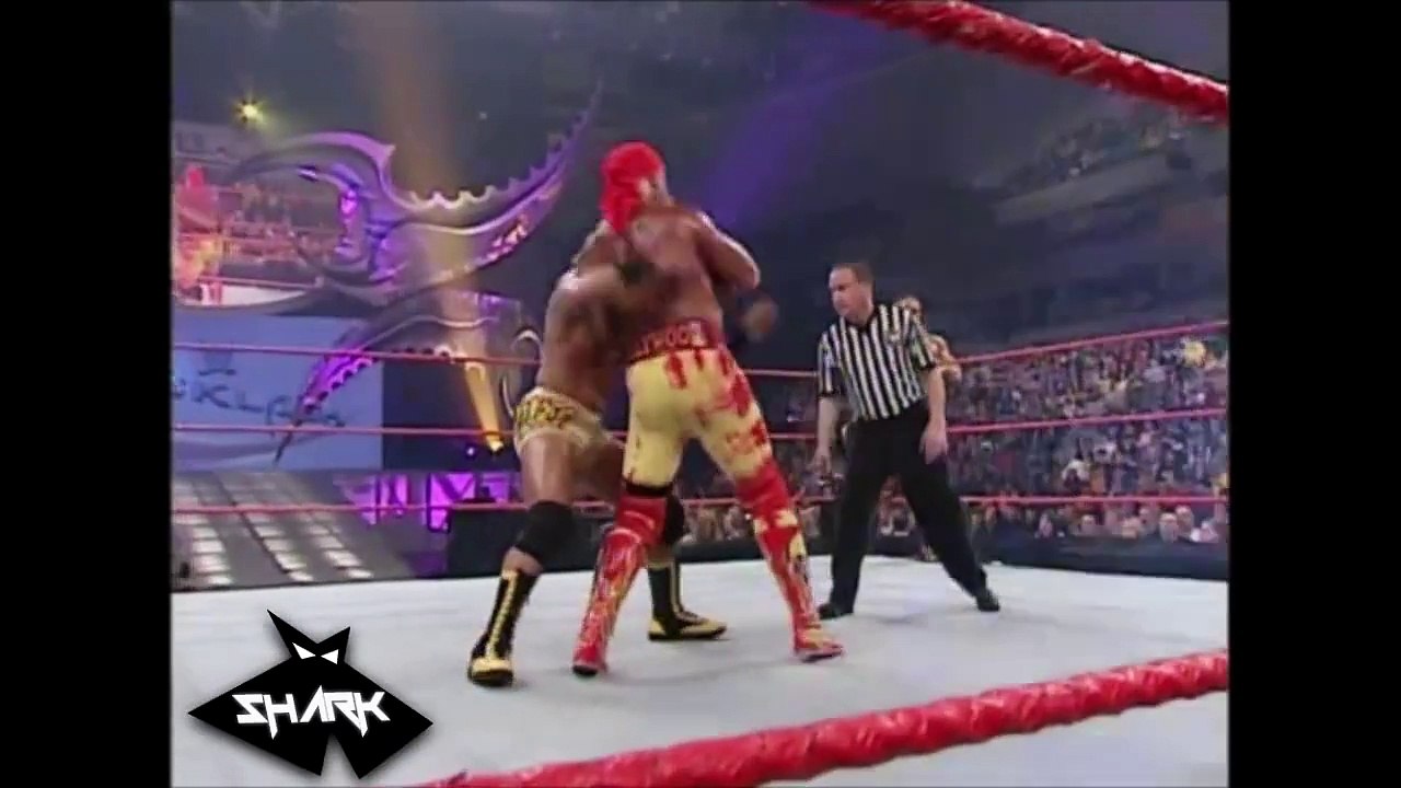 Hulk Hogan & Shawn Michaels vs Muhammad Hassan & Daivari Backlash 2005 en español