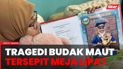 Budak maut tersepit meja lipat suka bermain secara ekstrem
