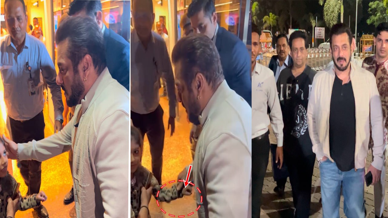 Salman Khan Heavy security के बीच वापस लौटे Mumbai, छोटी सी बच्ची से मिलाया  हाथ, Video Viral