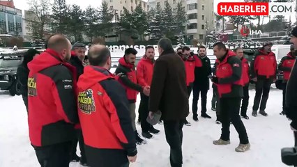 Erzurum Valisi Çiftçi, Kar Raftingi ile Macera Tutkunlarına Katıldı