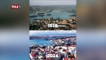 İmamoğlu paylaştı! 1920'den 2024'e İstanbul