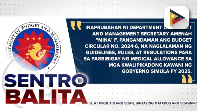 Gov’t employees, may medical allowance na simula ngayong taon ayon sa DBM