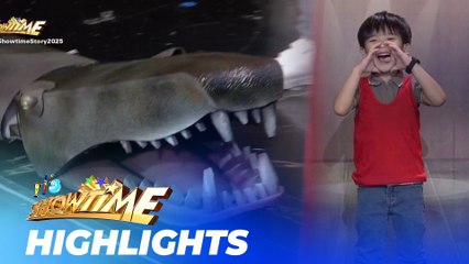 It's Showtime: Argus, nag-ala RURU MADRID sa kanyang pagganap bilang ‘Lolong’! (Showing Bulilit)