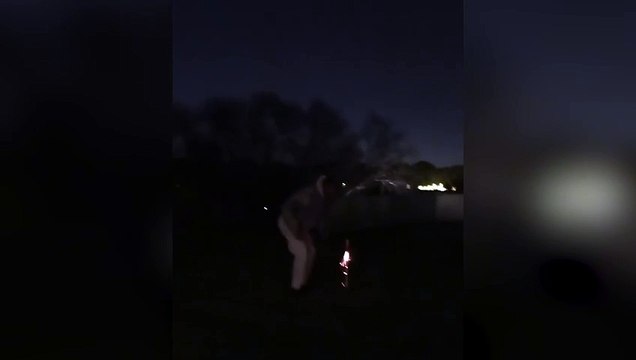 David Alaba celebró el Año Nuevo lanzando cohetes