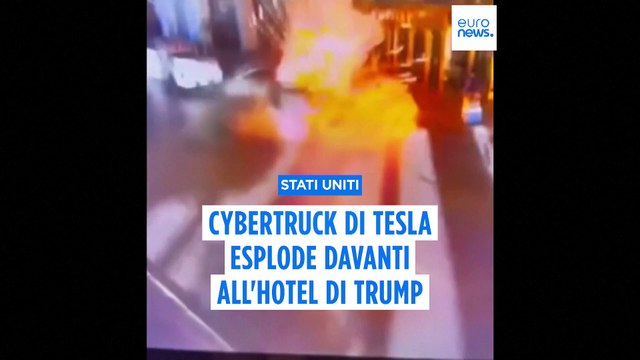 Stati Uniti, Cybertruck di Tesla esplode vicino all'hotel Trump a Las Vegas: un morto e diversi feritii