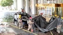 1 dead after Tesla Cybertruck explodes outside Trump hotel in Las Vegas