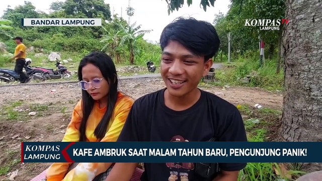 Kafe Ambruk Saat Malam Tahun Baru, Pengunjung Panik!