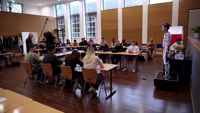 Meet Captcha, the AI robot teacher at a German school