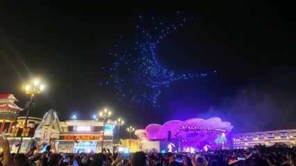 Dubai Global Village Drone Show 2025 Spectacular skies 4K