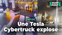 Une Tesla Cybertruck explose devant un hôtel Trump à Las Vegas