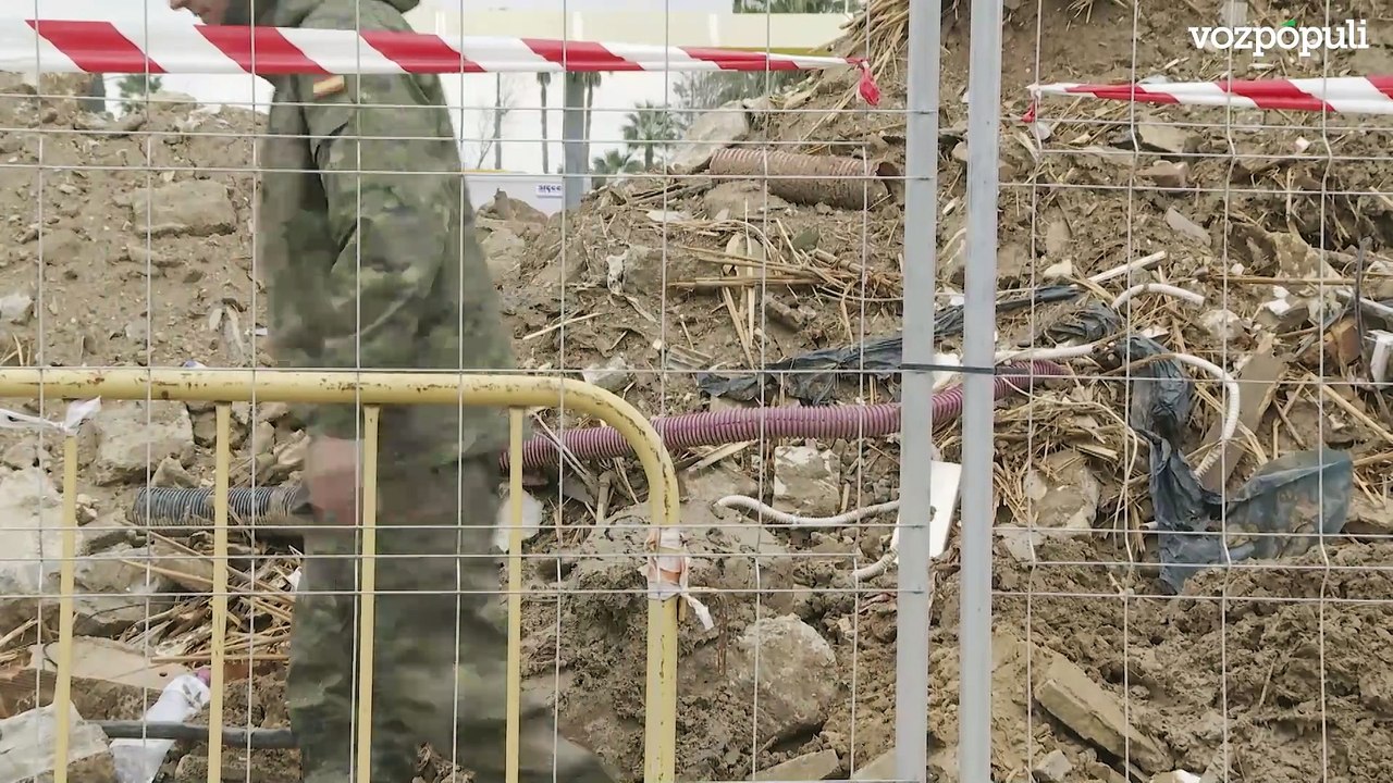 El ejército trabaja en las zonas afectadas por la DANA en Año Nuevo