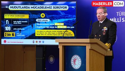 Tuğamiral Zeki Aktürk: 2024 Yılında Toplam 3 Bin 70 Terörist Etkisiz Hale Getirildi