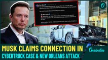 Elon Musk Links Las Vegas Cybertruck Explosion & New Orleans Attack, Cites Turo Rentals