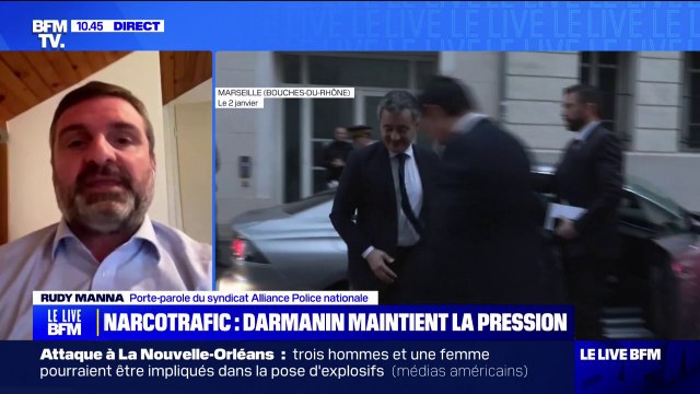 Narcotrafic: On a envie que Gérald Darmanin restaure l'autorité de l'État (Alliance Police nationale)