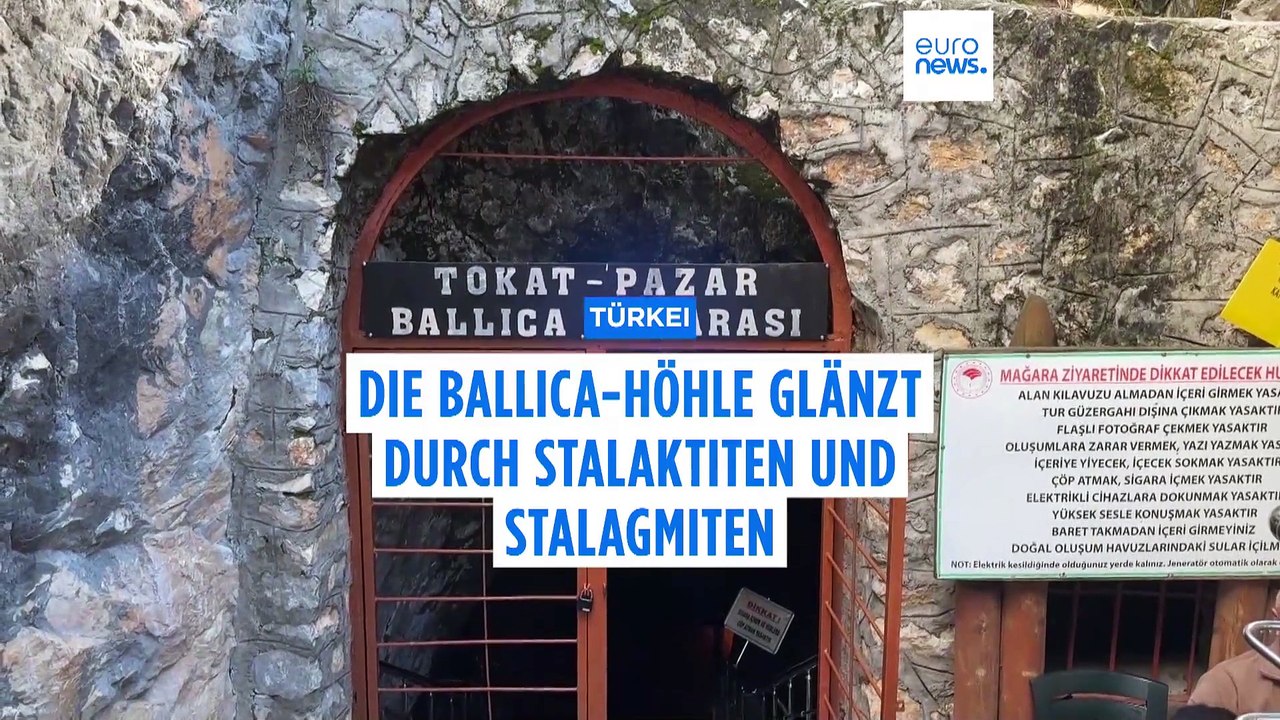 Die Ballıca-Höhle in der Türkei besticht durch Stalaktiten und Stalagmiten