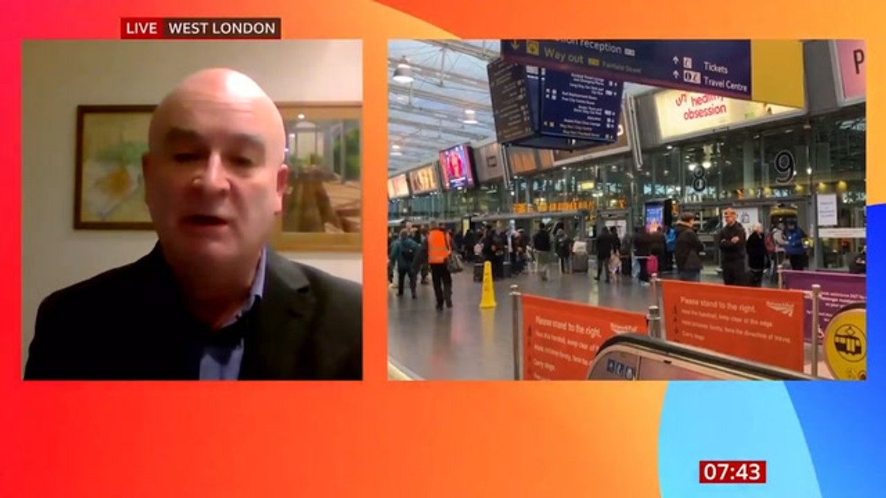 Euston trains disrupted as rail firm managers go on strike