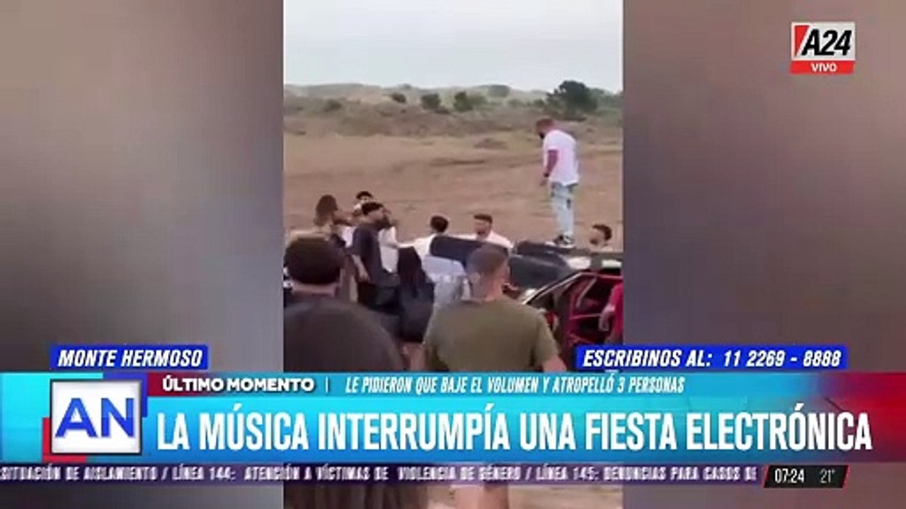 Joven atropella a tres personas en fiesta elect...