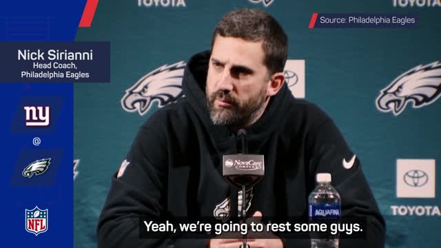 Eagles to rest Barkley despite record hopes