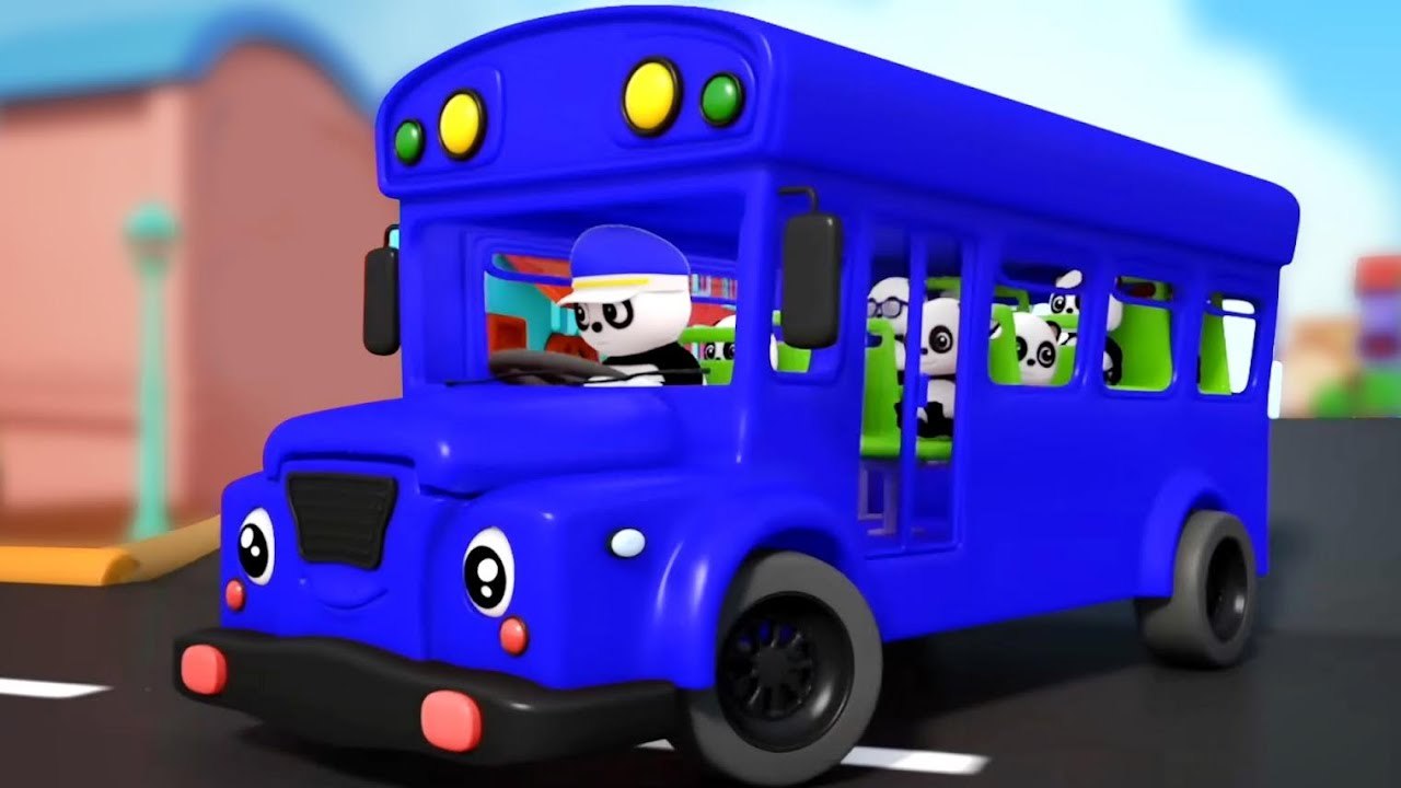 Wheels On The Bus + More Vehicle Cartoon for Kids