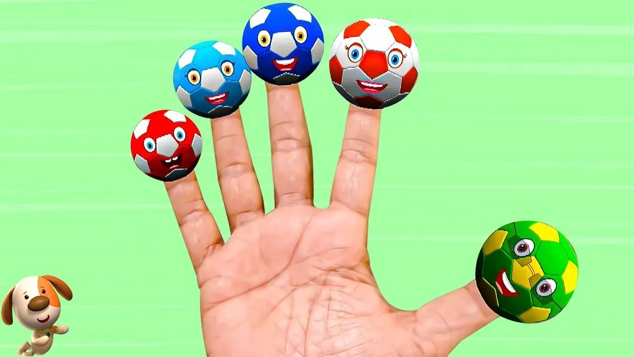 Football Finger Family Nursery Rhyme for Babies
