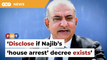 Govt must disclose if Najib’s ‘house arrest’ decree exists, says lawyer