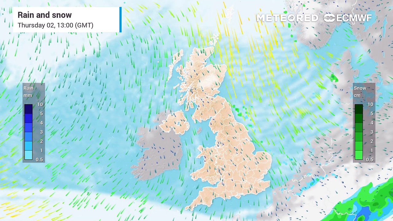 Colder temperatures will become widespread on Thursday as snow and ice weather warnings are issued.