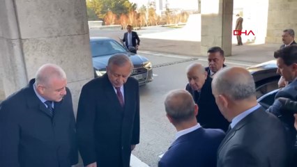Bahçeli, DEM heyeti ile görüşmek üzere TBMM'ye geldi