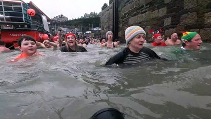 Dip for CLIC 2025 swimmers