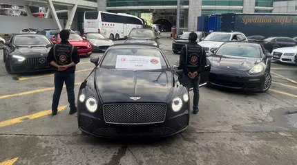 Gümrükler Muhafaza ekipleri 11 ildeki operasyonlarda 50 lüks araca el koydu