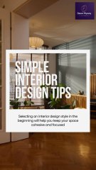 White Black Bold Simple Interior Design Tips Instagram Reel