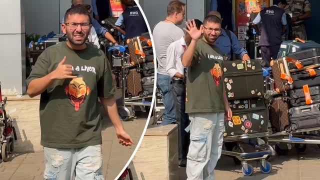 2025: Orry Baba Spotted At The Kalina VIP Airport In Mumbai | Orry Is A Liver!