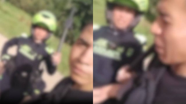 Investigan a la policía que agredió a un joven que la grababa en Bogotá