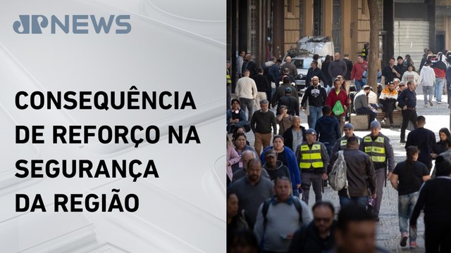 Centro de SP tem 20 meses de queda consecutiva em roubos e furtos