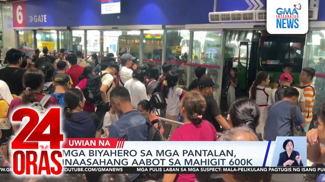 Mga bumiyahe sa PITX ngayong Jan. 2, nasa 170k; Inaasahang dadami pa hanggang linggo | 24 Oras