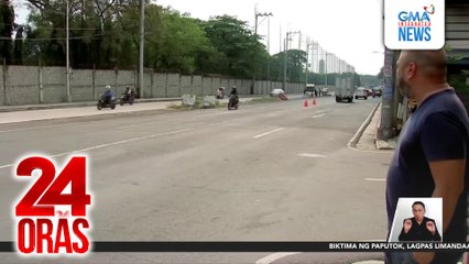 Kawalan ng center island at mga blokeng takaw-disgrasya sa bike lane, naaksyunan | 24 Oras