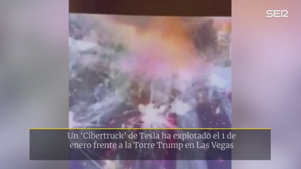 Un Tesla explota frente al Hotel Trump en Las Vegas