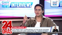 Mga pinagdaanang pagsubok, motivation ni 2024 MMFF best supporting actor Ruru Madrid para lalong magsikap bilang aktor | 24 Oras