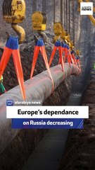 Europe’s dependance on Russia decreasing