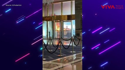 Ulah Teroris? Mobil Mewah Tesla Meledak di Hotel Trump