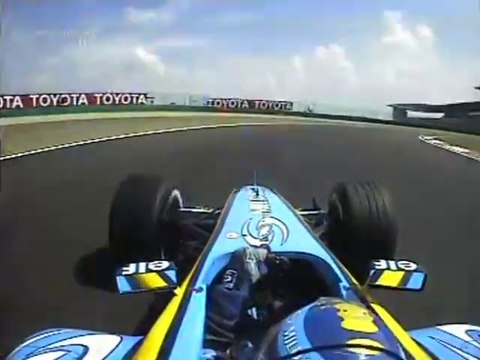 F1 – Jacques Villeneuve (Renault V10) Onboard – China 2004