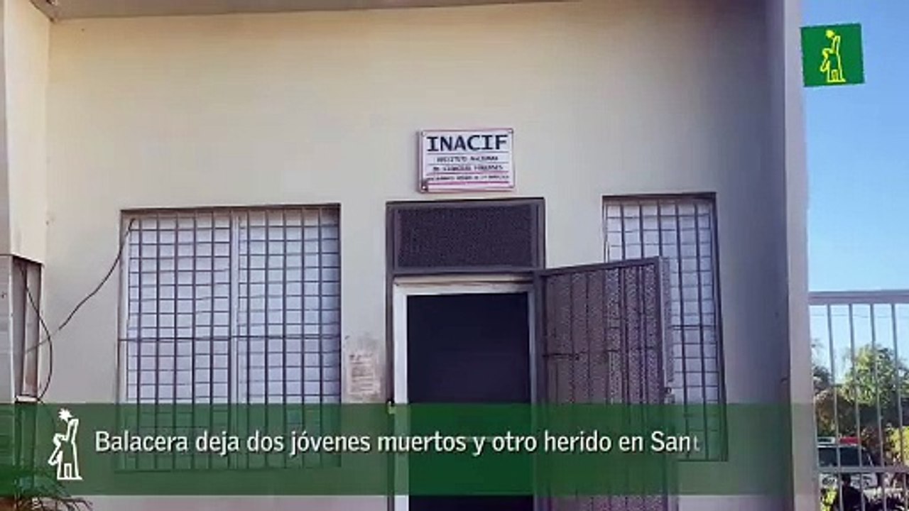 Balacera deja dos jóvenes muertos y otro herido en Santiago Oeste