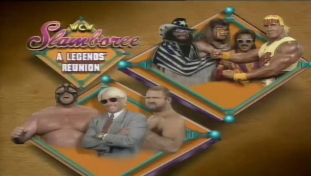 WCW Slamboree 1995 - Ric Flair & Big Van Vader vs Hulk Hogan & Randy Savage (Tag Team Match)