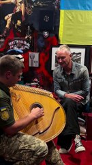 Regardez le duo émouvant du chanteur britannique Sting avec un soldat ukrainien sur son tube "Shape of My Heart" à Los Angeles - VIDEO