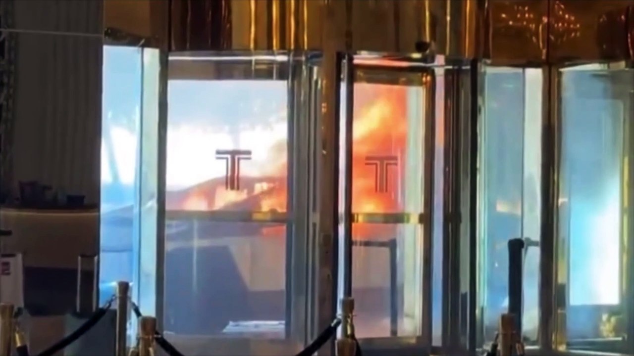 Tesla Cybertruck Explosion at Trump Tower Las Vegas Shocks Nevada | Trump and Elon Musk Under attack on New Year Eve?